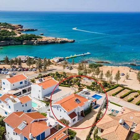 Beach Front Aqua Marina By Ezoria Villas Paralimni Exterior photo